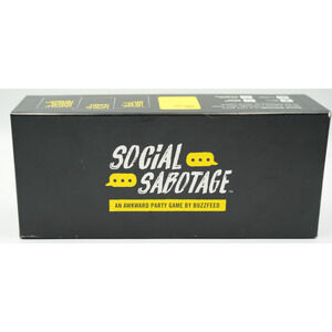 Social Sabotage by BuzzFeed – Party Game‎ for Adults – New Sealed